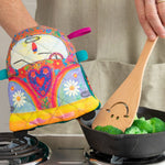 Natural Life Oven Mitt & Wood Spoon Set - Van - Lace and Grace Boutique