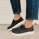 Hey Dude Wendy Rise Shoe - Black