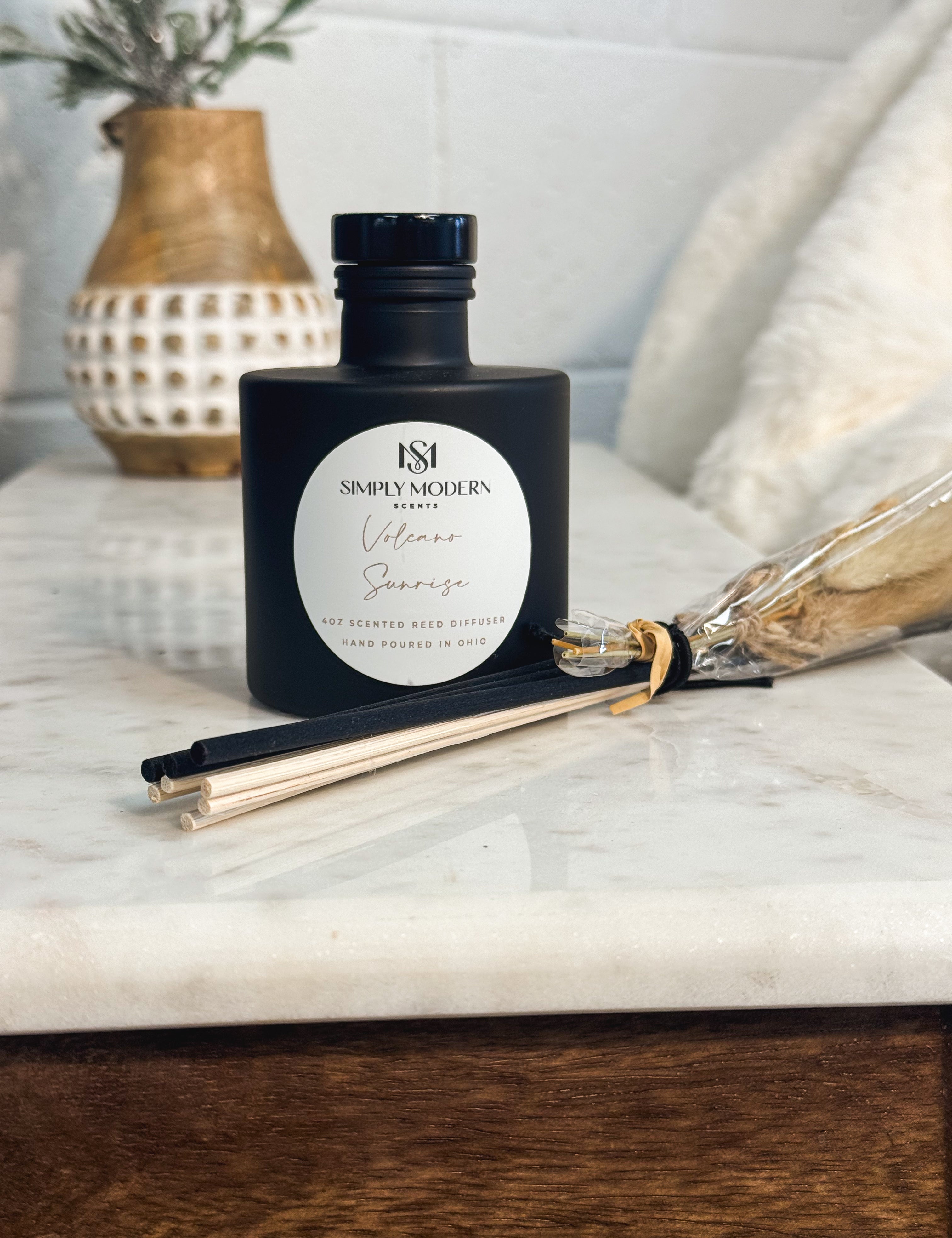 Simply Modern Reed Diffuser - Volcano Sunrise - Lace and Grace Boutique