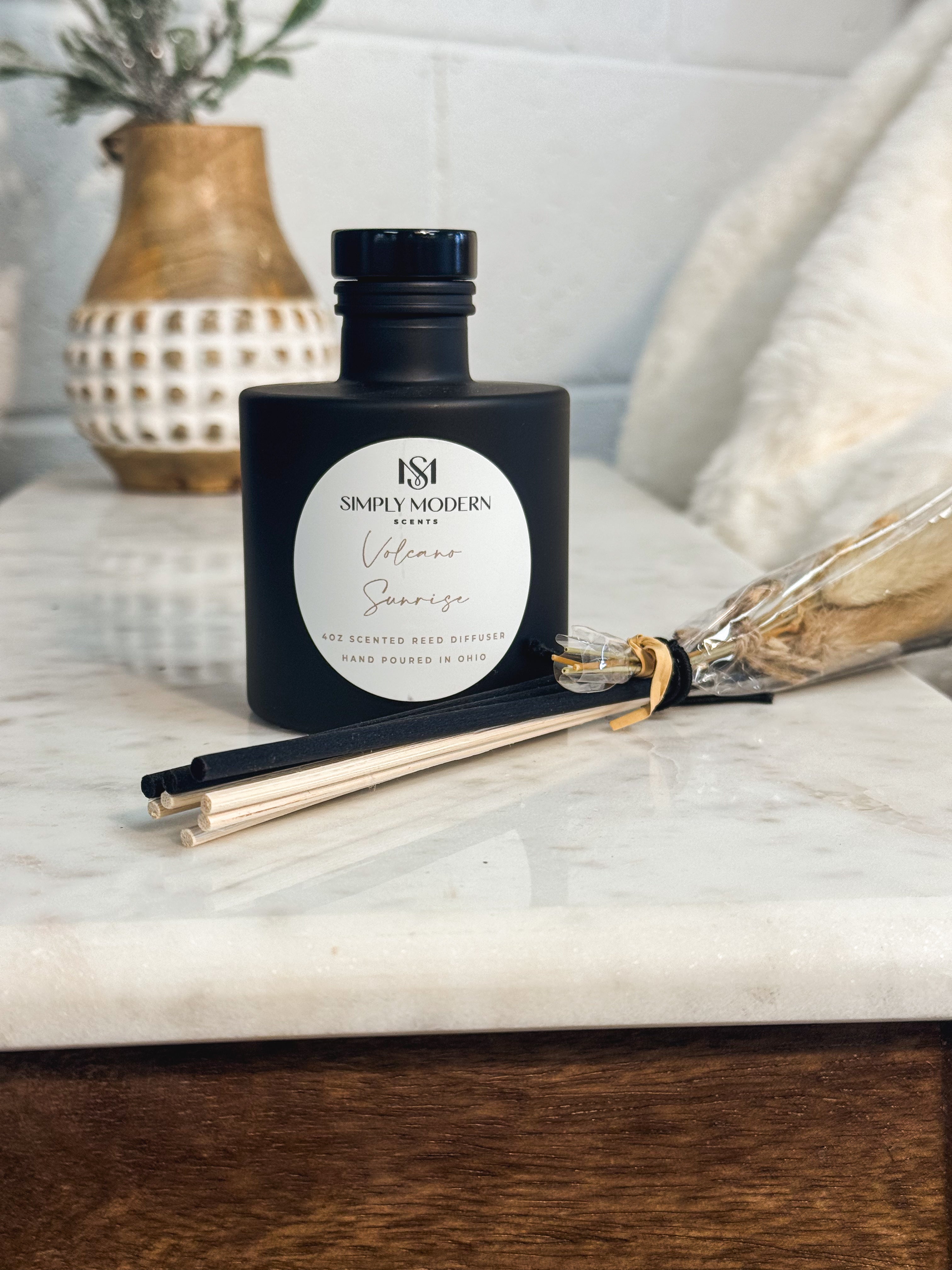 Simply Modern Reed Diffuser - Volcano Sunrise - Lace and Grace Boutique