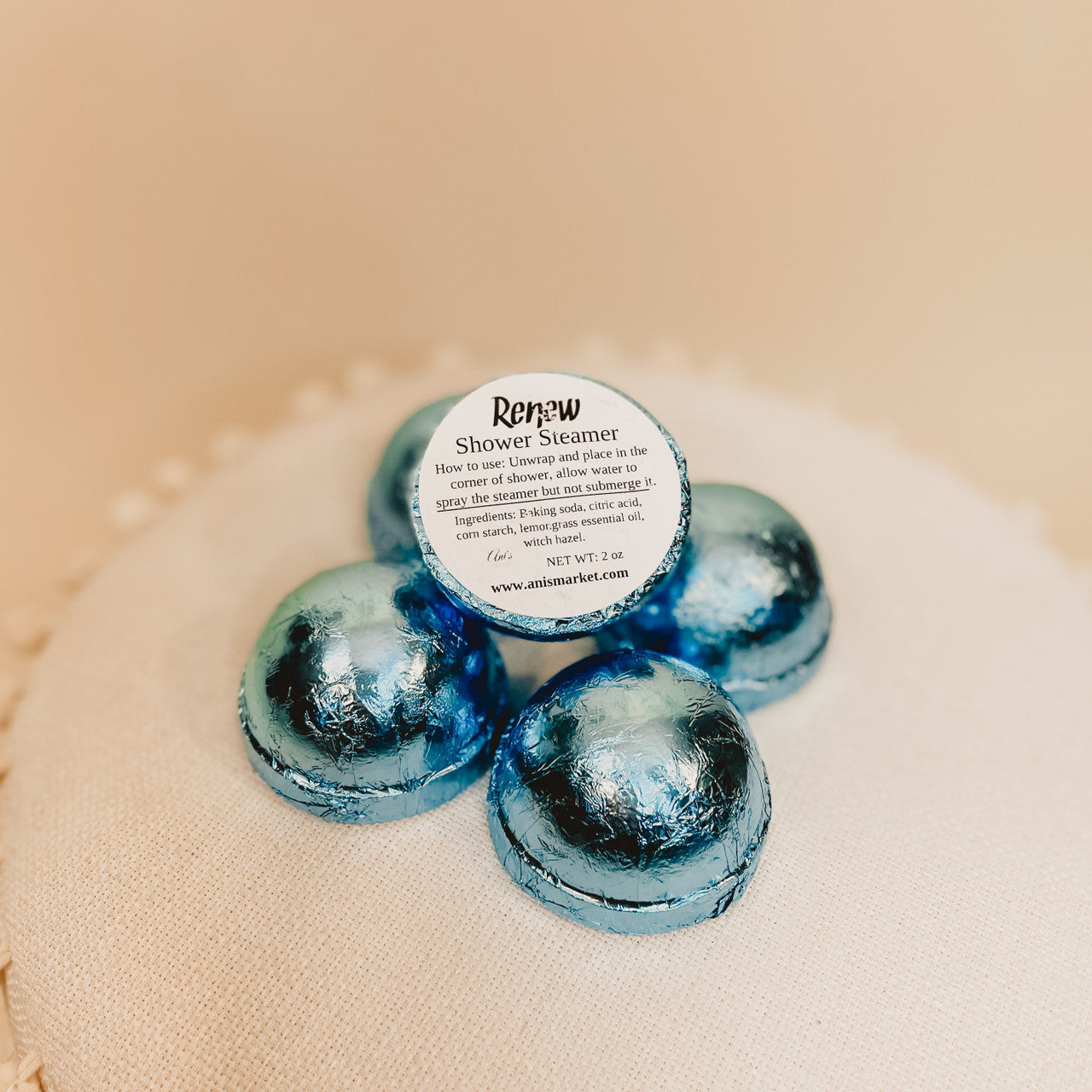 Natural Essential Oil Shower Steamer - Renew - Lace and Grace Boutique