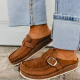 Birkenstock Buckley Oiled Leather Clogs - Cognac - Lace and Grace Boutique