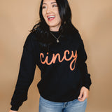 Cincy Fleece Sweatshirt - Black