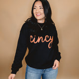 Cincy Fleece Sweatshirt - Black