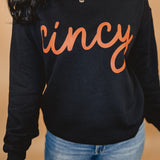 Cincy Fleece Sweatshirt - Black