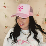 Trending Bow Embroidered Trucker Hat