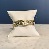 Erimish Halo Crystal Cuff Bracelet - Lace and Grace Boutique