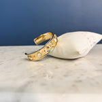 Erimish Halo Crystal Cuff Bracelet - Lace and Grace Boutique