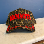 Mamacita Embroidered Hat - Red/Leopard - Lace and Grace Boutique