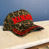 Mamacita Embroidered Hat - Red/Leopard - Lace and Grace Boutique