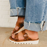 Bedstu Chow Platform Sandal - Tan Rustic