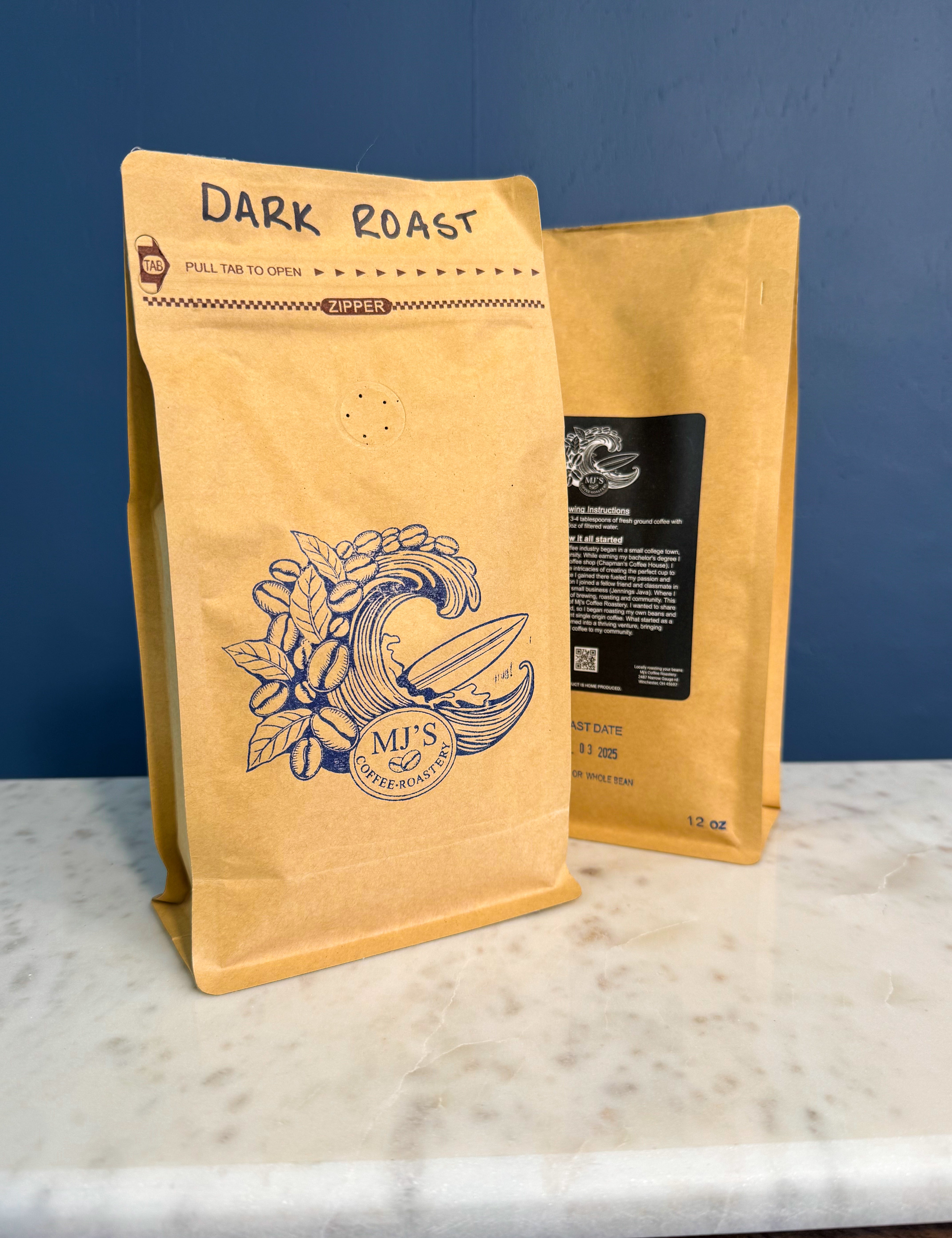 MJ's Coffee Roastery - Dark - Lace and Grace Boutique
