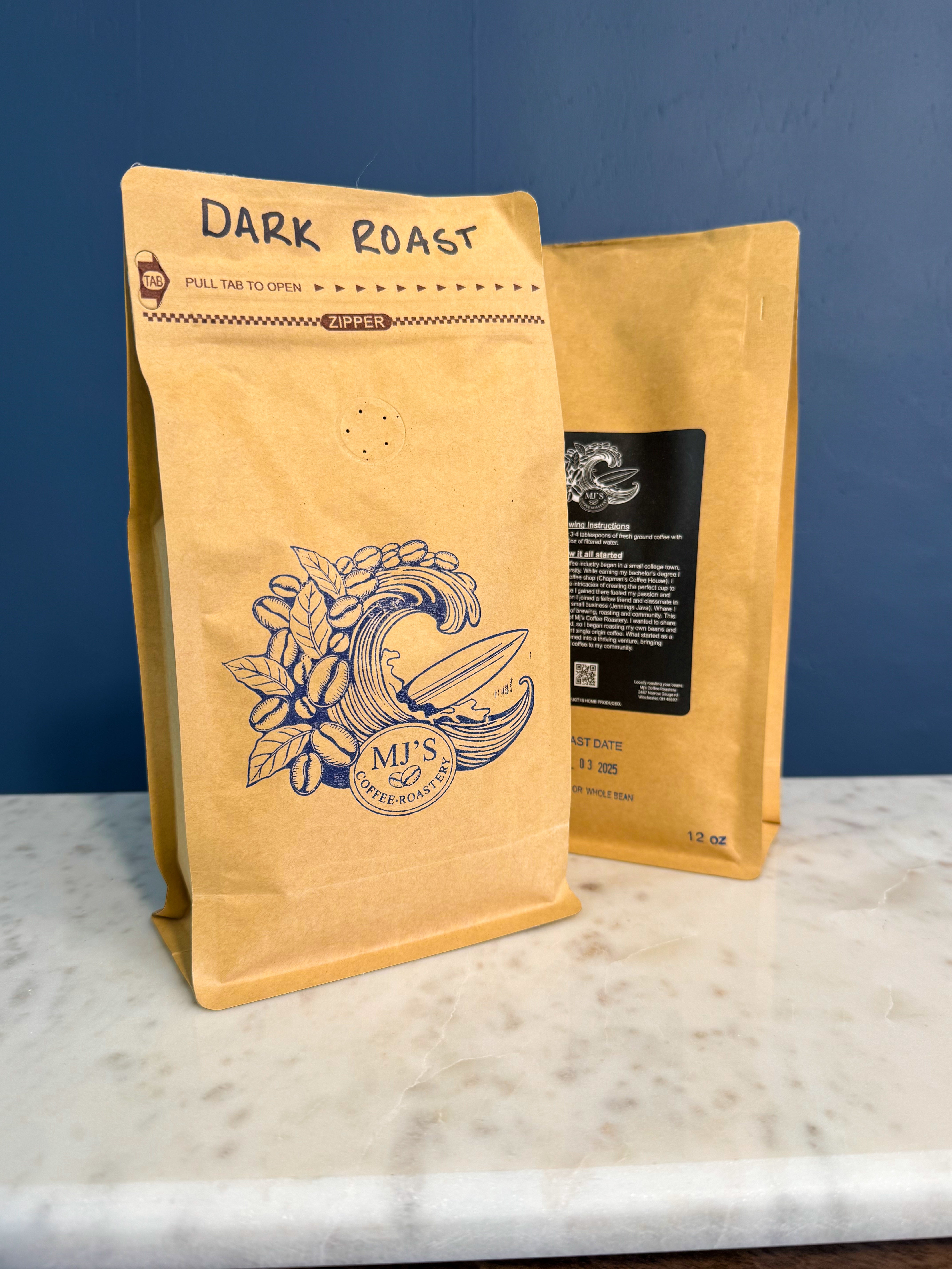 MJ's Coffee Roastery - Dark - Lace and Grace Boutique