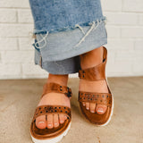 Bedstu Chow Platform Sandal - Tan Rustic