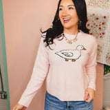 Simply Southern Goose Sweater - Pink