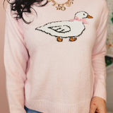 Simply Southern Goose Sweater - Pink