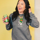 Til' Death Mt. Dew Graphic Sweatshirt - Grey