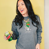 Til' Death Mt. Dew Graphic Sweatshirt - Grey