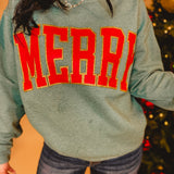 Merry Gold Crewneck Sweatshirt - Hunter Green