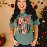 Holly Jolly Christmas Tee - Pine