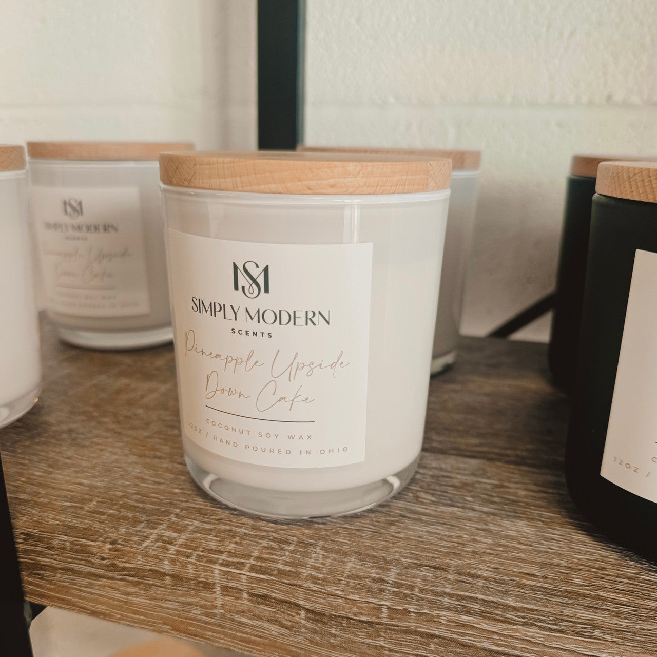 Simply Modern Soy Wax Candle - Pineapple Upside Down Cake - Lace and Grace Boutique