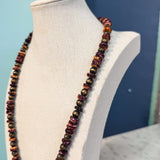 Purple Spiny Oyster Shell & Navajo Pearl Beaded Necklace