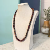 Purple Spiny Oyster Shell & Navajo Pearl Beaded Necklace