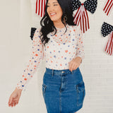 Cargo Mini Denim Skirt - Medium Wash