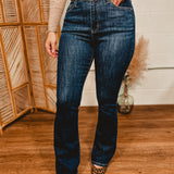 KanCan High Rise Bootcut Jean - Dark Denim