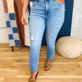 Hidden Medium Light Stretch Cigarette Skinny Jeans - Lace and Grace Boutique