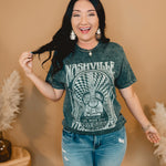 Nashville Graphic Tee - Stone Grey - Lace and Grace Boutique