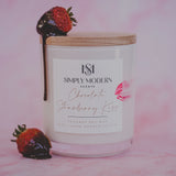 Simply Modern Soy Wax Candle - Chocolate Strawberry Kiss