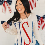 Simply Southern Lightweight Sweater - USA