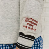 Simply Southern Embroidered Varsity Pullover - United States of America