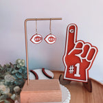 Reds Dangle Earrings - Lace and Grace Boutique