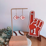 Reds Dangle Earrings - Lace and Grace Boutique