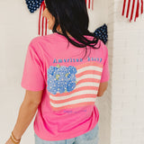 Simply Southern American Honey Graphic Tee - Pink