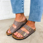 Birkenstock Arizona Sandal - Leo Grey Taupe - Lace and Grace Boutique