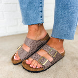 Birkenstock Arizona Sandal - Leo Grey Taupe - Lace and Grace Boutique