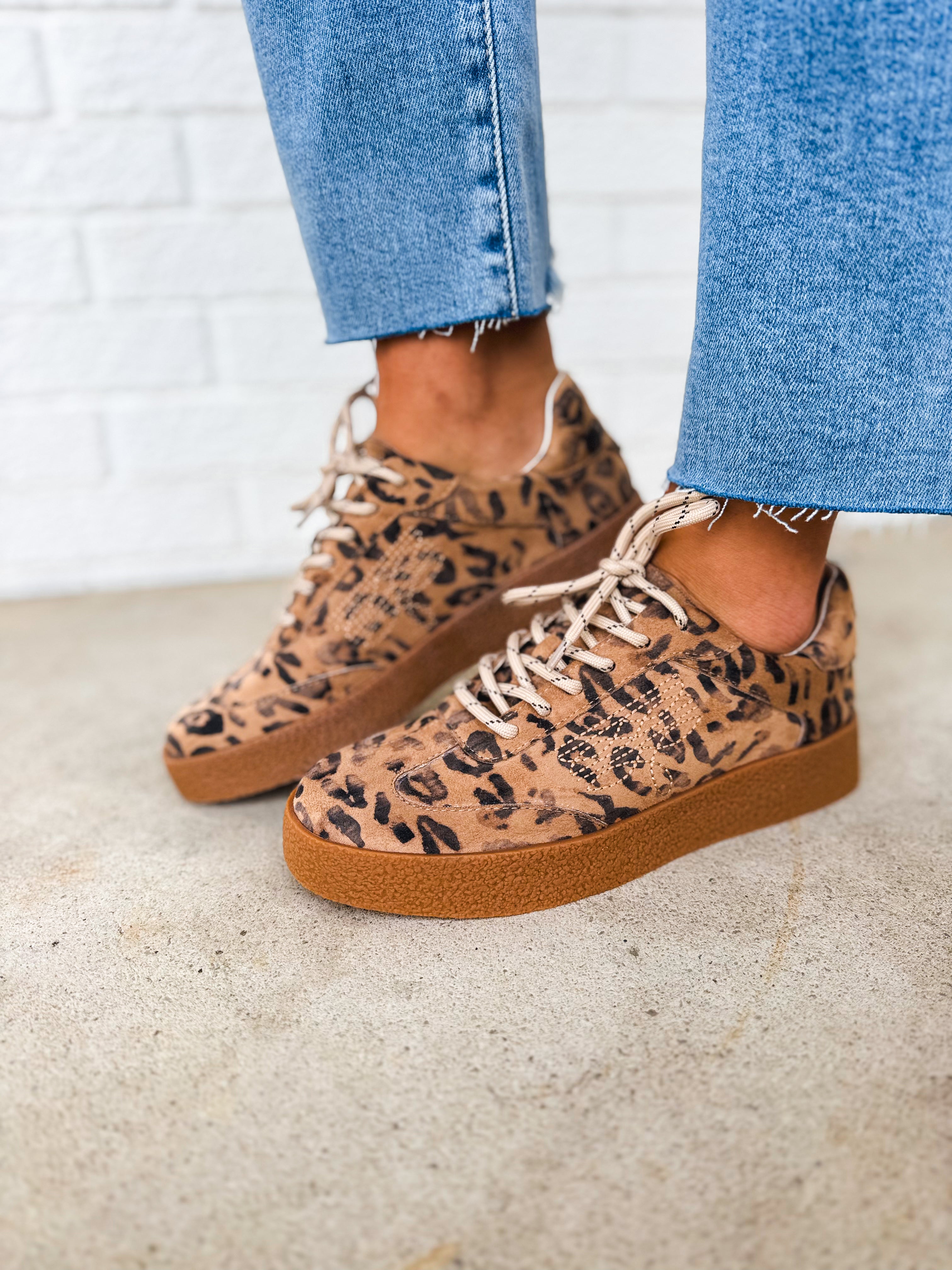The Nova Sneaker - Leopard - Lace and Grace Boutique