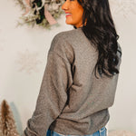 Whoville University Sweatshirt - Charcoal - Lace and Grace Boutique