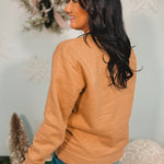 Sweater Weather Sweatshirt - Camel - Lace and Grace Boutique