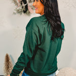 Santa's Coming To Town Sweatshirt - Forest - Lace and Grace Boutique
