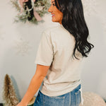 Christmas Tree Camo Tee - Bay Green - Lace and Grace Boutique