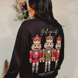 Simply Southern Nutcracker Long Sleeve Tee - Black