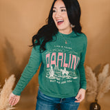 Life Is Tough Darlin Sweatshirt - Mineral Dusty Green