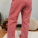 Simply Southern Gingham Pajama Pant - Red