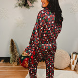 Simply Southern Bow Detail Christmas Tree Pajama Set