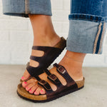 Birkenstock Florida Soft Footbed Oiled Leather Sandal - Habana - Lace and Grace Boutique