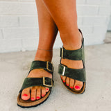 Birkenstock Arizona Oiled Leather Sandal - Thyme - Lace and Grace Boutique